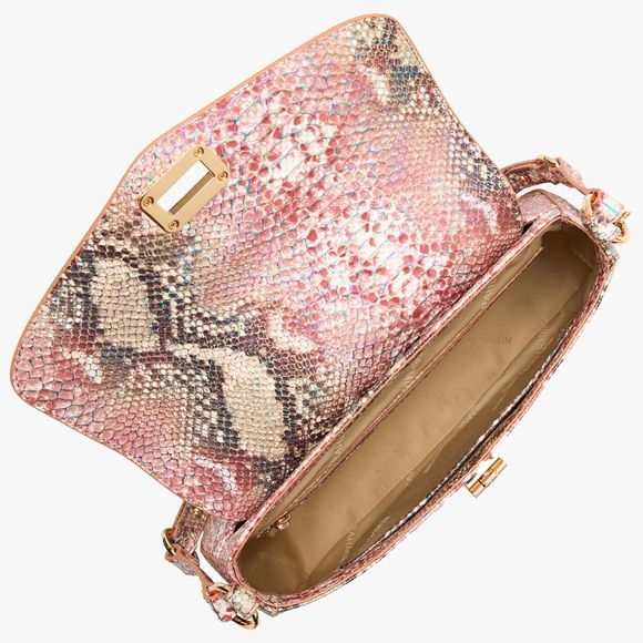 NWT-Brahmin-Nerida-Multi Skyterra-Leather-Dust Bag-$355